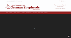 Desktop Screenshot of germanshepherddallas.com